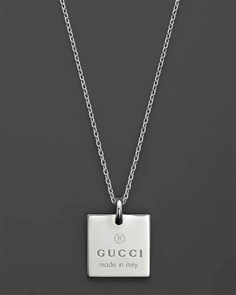 gucci necklace|gucci trademark necklace.